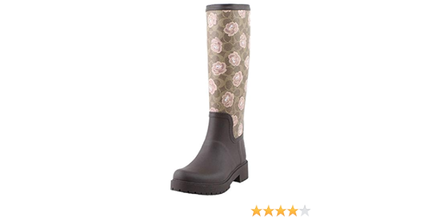 coach rain boots amazon