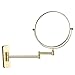 Produktbild Mirror 3X 5X 7X 10x Vergrößerung Badezimmer Wandspiegel,6 inch Schminkspiegel,Doppelseitiger runder Spiegel 360°drehbarer,Gold,5X