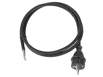 Perel EPC015R25 Cordon d'alimentation 1,5m/3G2,5/prise Cee 7/7 avec extrémité sans prise