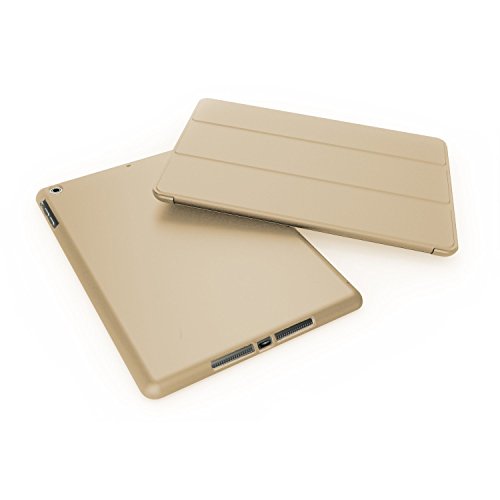Khomo iPad Mini 1, 2, 3 Hülle Case Golden Gehäuse mit doppelten Schutz ultra dünn und leicht, Smart Cover – Dual Gold - 7