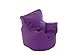 Kiddies Bean Bag Seat Arm Chair With Beans Purple