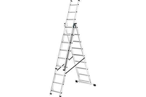 Preisvergleich Produktbild Alu Kombileiter 3x9 Sprossen Hailo L610