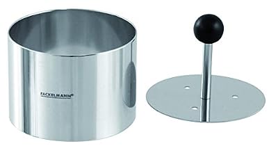 Fackelmann 48169 Emporte-Pièce avec Poussoir Acier Inoxydable 60 mm