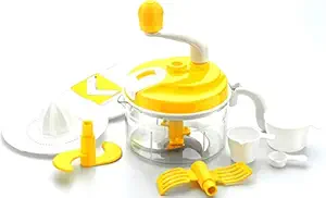 Ambition 10 in1 Food Processor, Atta Maker, Juicer ,Dough Maker, Mixer, Cutter, Dicer (Color may Vary)