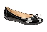  Geox SP Geox D84Y7A000HHC Damen Ballerina Lacklederimitat atmungsaktives Geox-System, Groesse 40, schwarz