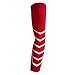 Produktbild Generic Sport-1 atmungsaktiv und Ellenbogen Armstulpen mit Fahrrad, elastische Lange Arm Sleeve Basketball Ellenbogen-Schutzfolie, rot, M-Length is About 38cm
