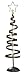 Produktbild GILDE LED Spiralbaum grau metallic für 3X AAA 1,5 Volt Batterien Länge 18,5 cm Breite 18,5 cm Höhe 81,0 cm 22395