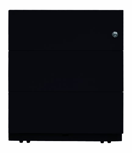 BISLEY Rollcontainer mit 3 Schüben in schwarz | Bürocontainer aus Metall abschließbar | Tischcontainer mit Rollen | TÜV / GS geprüft - 3