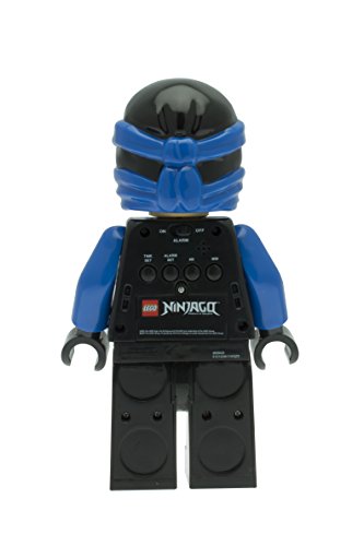 LEGO Unisex Wecker Digital Blue 9009433 - 4