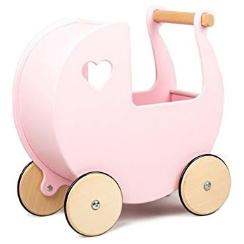 wooden pram toy