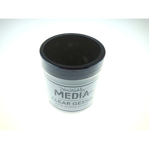 Ranger MDM46424 4 Ounce, Clear Gesso Grundierung, Glass, Synthetic Material, durchsichtig/weiß, 6.4 x 6.4 x 7 cm - 3