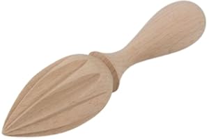 teemando® Zitronenpresse aus Holz, spitz, 15 cm, Saftpresse für Zitrusfrüchte