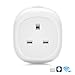 Price comparison product image Smart Plug,Ansbell WiFi Smart UK Plug Wifi Outlet Compatible With Alexa Google Home Remote Control Plug,Power Switch Outlet Mini Smart Socket with Timer Function Control your Home Devices(Smart Plug 1 Pack)