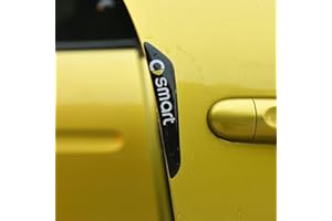 GRFIT Veicolo di Protezione della portiera dell'auto per Smart 453 451 fortwo forfour, Adesivo epossidico anticollisione per Bordi, Accessori per Urto del Bordo della portiera dell'auto,Black-Big