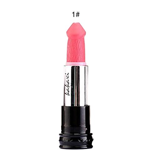 Wishwin Lippenstift Lipgloss Penis Langlebig Feuchtigkeitsspendende Wasserdichte Lippenstift Make-up Kosmetik 8 Farben