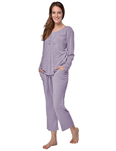 Preisvergleich Produktbild Raikou Damen Hausanzug / Freizeitanzug, Flieber 36 / 38