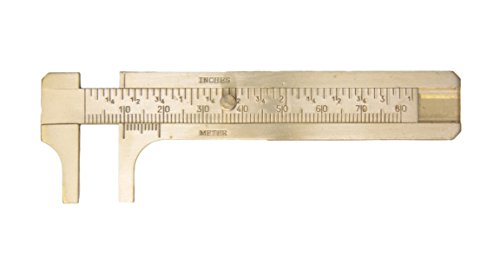 Preisvergleich Produktbild Arkai Mini Schieblehre 0-80 mm Messing Made in Germany