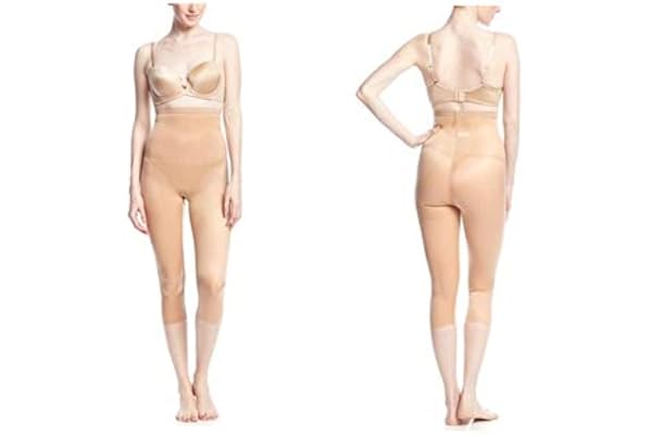 Spanx 2190 Skinny Britches High Waisted Capri - Nude Large UK Size 14 :  Amazon.co.uk: Fashion