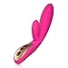 Produktbild Vibrator klitoris und g-punkt Massage Silikon Vibratoren dildo ECHO Music kontrolle Pink von louviva