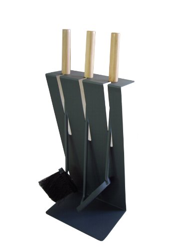 Preisvergleich Produktbild Kaminbesteck 3tlg. Gussgrau lackiert