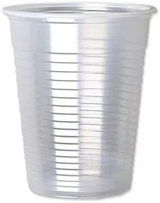 Thali Outlet200 x Clear 7oz Strong Drinking Tumbler Disposable Cups for Water Coolers, Wedding, Parties, Events, Birthdays & All Occasions