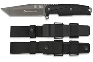 K25 - RUI KNIVES Cuchillo K25 Supervivencia MI 28 Hoja 23,5 para Caza, Pesca, Camping, Outdoor, Supervivencia y Bushcraft K25 32391 + Portabotellas de regalo