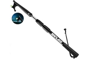 SAN LIKE Gancio Telescopico per Barca per l'attracco Accessori per Barche, Asta Telescopica per Agganciare in Fibra di Vetro, Mezzo Marinaio per Barche con Perline Luminose per L'attracco 1,2M