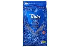 GHARANA SWAAD KA KHAZAANA Tilda Pure Original Basmati Rice 10 Kg - Aromatic, Extra Long Grain - Ideal for Curries, Biryani, and Pilaf - Authentic Indian Basmati Rice