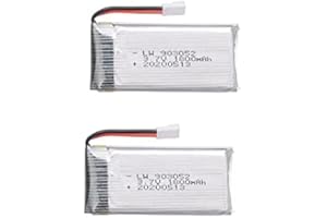 YUNIQUE GREEN-CLEAN-POWER YUNIQUE ITALIA 2 Pezzi Batteria Lipo Ricaricabile (3.7v, 1800mAh Lipo) per Rc Droni Quadricotteri KY601S SYMA X5 X5S X5C X5SC X5SH X5SW M18 H5P