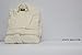 Produktbild John Mercer Herren & Damen, 100% Baumwolle, Frottee, Schalkragen Bademantel Bademantel, Soft Cream, Large