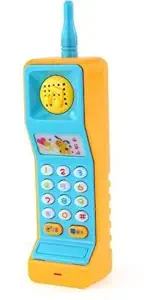 RAYSA Pretend Play Musical Mobile Phone Toy with Colorful Lights and Sound Effects