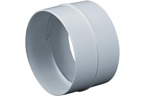 Anslutning, ventilationsrör, runda kanaler, rör, Ø 125 mm, ventilationssystem, kanal K0125 21