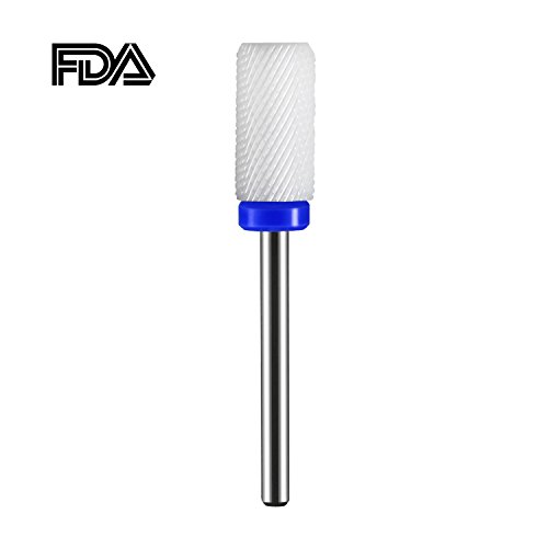 Premium Keramik Schleifkörper zylinderförmig Maniküre/Pediküre/Hornhaut Professioneller Bit Für Nagelfräser Kopf abgerundet
