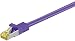 Produktbild Patchkabel S/FTP, m. CAT 7 Rohkabel, Violett, 15m, LSZH, RJ45 (CAT 6A) Stecker