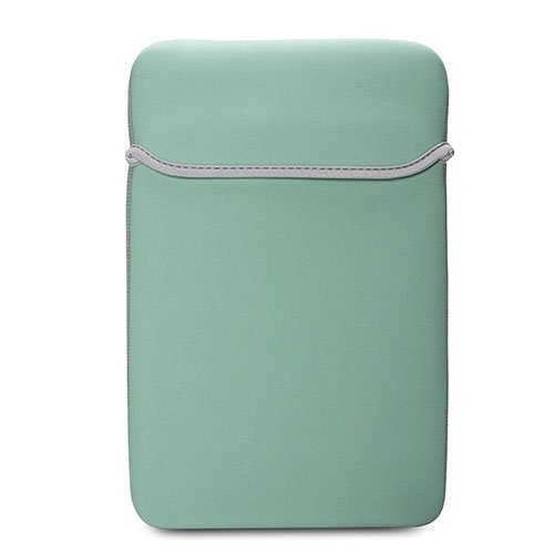 GMYLE(R) Hartschalenhülle 4-in-1, Hülle und Tastaturschutz aus Silikon, gummibeschichtet, transparenter Bildschirmschutz für MacBook Air, 11 Zoll, Türkis - 8