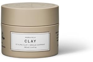 Maria Nila Cera per Capelli Clay, tenuta 3/5, er capelli corti, dona volume e tenuta, il burro di karité previene la secchezza, prodotto 100% vegano e senza solfati/parabeni