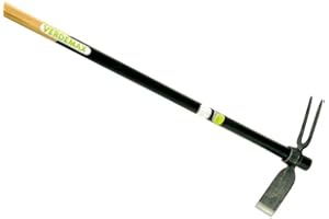 VERDEMAX Gaebi - Zappa Quadra Bidente con Manico in Legno