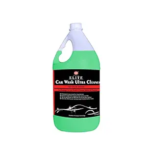 UE Elite Car Wash/Car Shampoo, Ultra Cleaner Concentrate - Removes Tough Dirt and Road Grime Instantly For Car & Bike (Hassle Free and Easy To Use) - 5 Liter Car Care/Car Accessories/Automotive Products