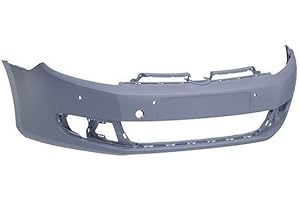 REPIAUTO Pare-choc avant à peindre avec 4 trous pour radars compatible avec Volkswagen Golf 6 2008-2012