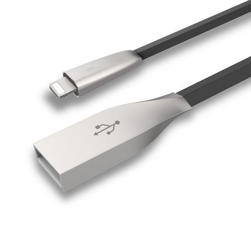 Hochwertiges Schnelllade und Daten-Sync Micro USB Kabel für iPhone 6 6s Plus 5s 5 iPad mini Ladekabel mit 3D Zink-Legierung benisto (Blau) - 4