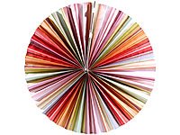 Lunartec Papierleuchte „Rad“ – Multicolor inkl. Fassung und Kabel - 7