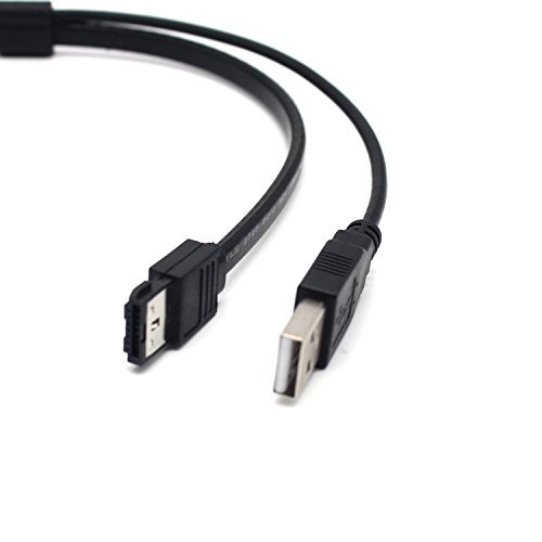 Fiimi Adapterkabel SATA 22 Pin auf USB und eSATA, für 2,5 Zoll-Festplatten (6,35 cm), 50 cm - 4