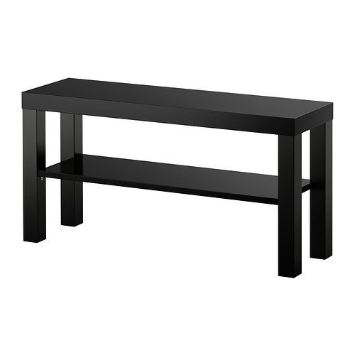 IKEA LACK TV-Bank in schwarz; (90x26cm)