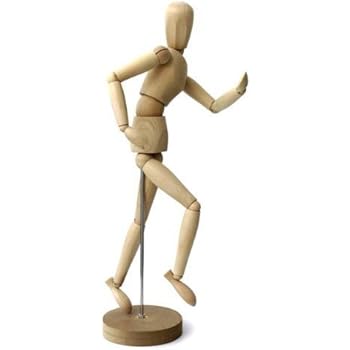 Modellpuppe holz weiblich