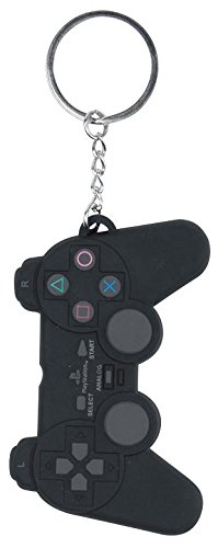 Preisvergleich Produktbild Playstation PS2 Controller Rubber Keychain schwarz