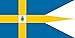 Produktbild Unbekannt Flagge Sweden Royal lesser coa | Querformat Fahne | 0.06m² für Diplomat-Flags Autofahnen