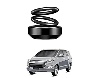PRIKNIK Solar Energy Rotating Car Perfume with Long Lasting Organic Fragrance, Feel-Good Premium Car Air freshener Compatible with Toyota Innova Crysta