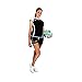 Legea Kit Volley Pechino Damen Bekleidung trikot short volleyball (S, schwarz-weiss)