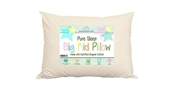 Bed Pillow For Growing Kids Not Quite Ready For An Adult Size