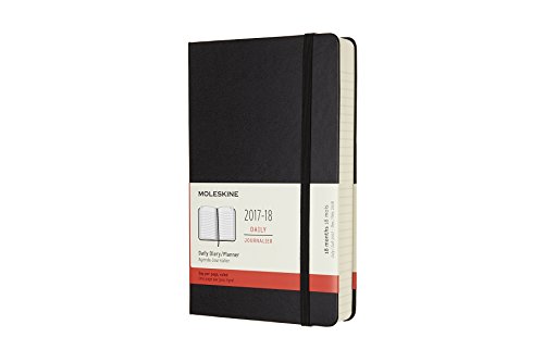 Download Moleskine 8055002855174 Agenda Giornaliera, 18 mesi, 2017/2018, Hard Cover, Nero